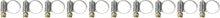 10 Pack Breeze 9406 Aero-Seal Liner Clamps with Stainless Screw Effective Diameter Range: 7/16" - 25/32" (11mm - 20mm)