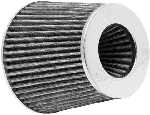 K&N Universal Clamp-On Air Filter: High Performance, Premium, Washable, Replacement Filter: Flange Diameter: 4 In, Filter Height: 5.5 In, Flange Length: 1.125 In, Shape: Round Tapered, RG-1001WT
