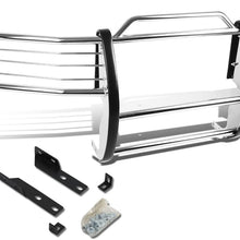 DNA MOTORING GRILL-G-027-SS Front Bumper Brush Grille Guard,Silver (Silver)