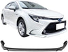 IKON MOTORSPRTS | Front Bumper Lip Compatible With 2020-2021 Toyota Corolla | L LE XLE Front Lip Spoiler Matte Black PP Polypropylene