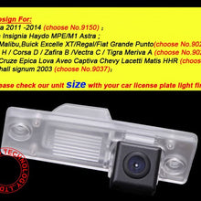 Backup Camera for Car, Waterproof Rear-view License Plate Car Rear Reverse Parking Camera for Antara Zafira Vectra Corsa CHEVROLET CRUZE EPICA LOVA