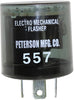 Peterson Manufacturing 557 Flasher (10-Lamp, 12V, Electro-Mech, 3-Prong), 1 Pack