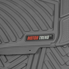 Motor Trend FlexTough Baseline - Heavy Duty Rubber Car Floor Mats, 100% Odorless & BPA Free, All Weather (Gray) - MT773GRAMw1
