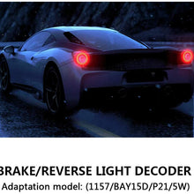 KOOMTOOM Canbus Decoder 1157/BAY15D/P21/5W Turn Signal Light Brake Light Backup Lamp Anti Flicker Harness Load Resistor Car Led Flickerng Warning Error Canceller Decoder