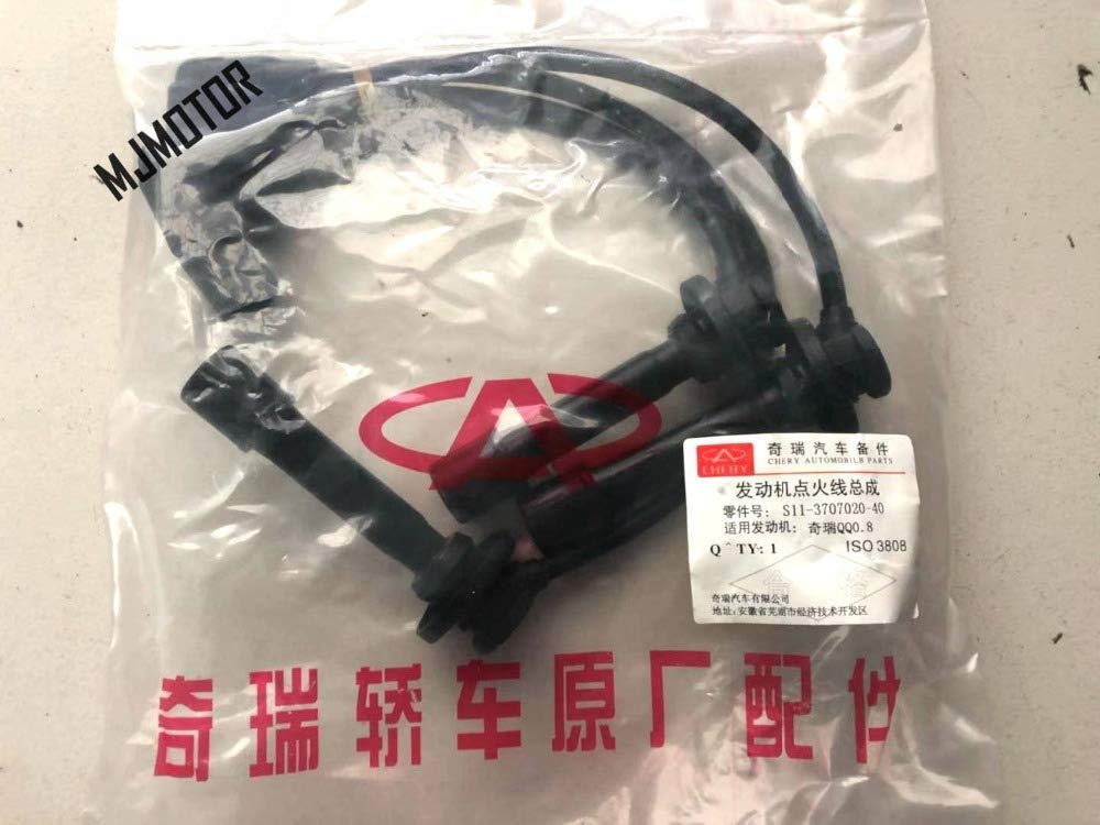 THAOMAI- (3Pcs/Kit) Ignition Wire Set High Tension Lead Lines For Chinese Chery Qq / Qq3 0.8L Engine Auto Car Motor Part S11-3707020-40