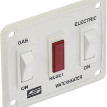 Suburban 232882 Water Heater Wall Switch Assembly - White