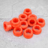 Rear Camber Bushings, 12pcs Replacement Bushings Lower Control Arm Rear Camber Fit for Civic Integra Red