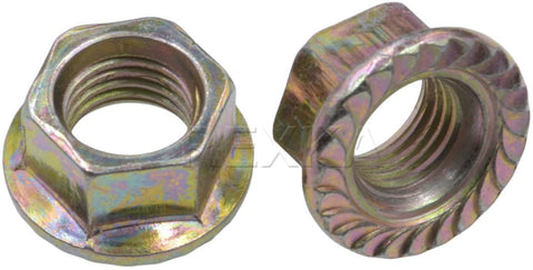 Rexka Exhaust Spin Lock Nuts W/Serrations M10-1.25 for Toyota Honda 90212-SA5-003 Accord Civic (Pack of 30)