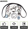 Scitoo Timing Belt Water Pump Oil Seals Kit Fits 2000-2006 2.5L Subaru Legacy Outback Baja Non-Turbo H4 SOHC EJ25