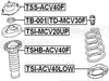 FEBEST TSHB-ACV40F Front Shock Absorber Boot