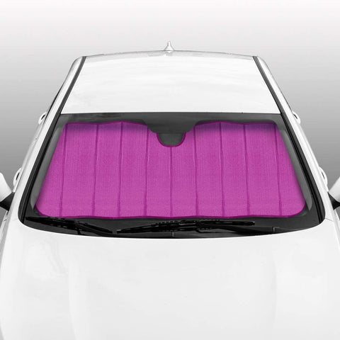 BDK Front Windshield Shade-Accordion Folding Auto Sunshade for Car Truck SUV-Blocks UV Rays Sun Visor Protector-Keeps Your Vehicle Cool-58 x 24 Inch, AS-2511-HP, Pink Glitter