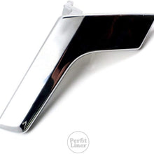 Perfit Liner Front Left Driver Side Inner Interior Chrome Door Handle Repair Kit With Screws For Mercedes Benz W204 C Class C300 C350 C63 X204 GLK280 GLK300 GLK350