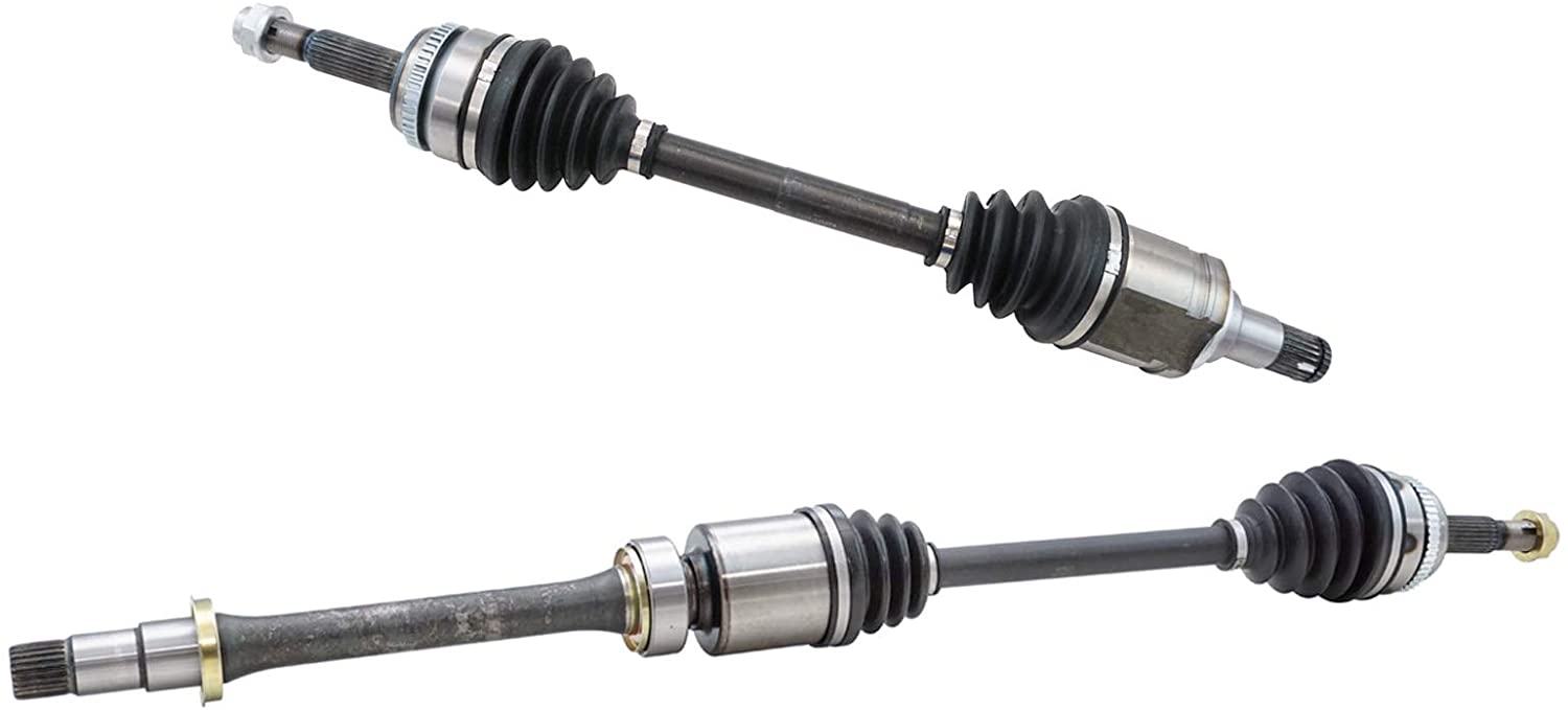 TRQ New Complete Front CV Axle Shaft Assembly 2 Piece Pair Set for 2012-2017 Toyota Camry 2.5L I4