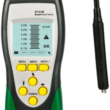 Automotive Brake Fluid Tester Oil Inspection 250mm Goose Neck Detector 2.2'' LCD for DOT3 DOT4 DOT5- DY23B