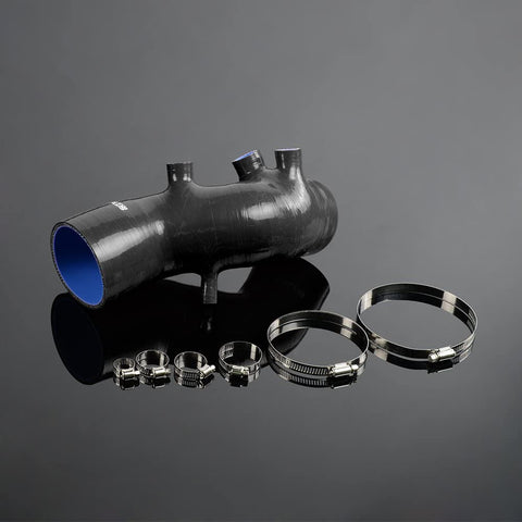 High Performance 3-Ply Silicone Induction Intake tube With Clamps kit For Toyota Supra 1986-1992 Mk3 Ma70 7mge 7mgte Black