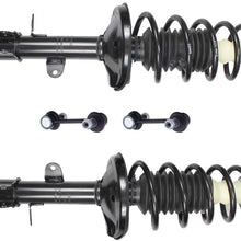 FINAUTO 4PCS Suspension Kit Shocks And Struts Assembly Rear Strut Spring Assembly Stabilizer Bar Link Kit Fit for 1998-2002 Chevrolet Prizm 1993-1997 Geo Prizm 1993-2002 Toyota Corolla