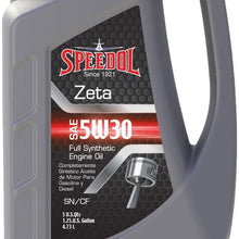 Speedol Zeta 5W-30 Full Synthetic Motor Oil 5-Quarts (4.73 L) | Premium Quality High Performance Gasoline and Diesel Engine Oil