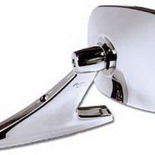 CIPA 18000 Universal Oblong Chrome Car Side Mirror