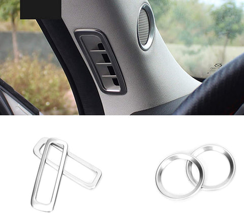 HKPKYK for Mazda Cx-5 CX5 2020-2017, Car Front Window Air Conditioner Vent Outlet Trim Cover Interior Mouldings Accessories
