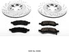 Power Stop K5405 Front Brake Kit with Drilled/Slotted Brake Rotors and Z23 Evolution Ceramic Brake Pads