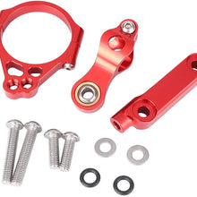 Mallofusa Motorcycle Stabilizer Steering Damper Bracket Mount Holder Kit Compatible for Kawasaki VERSYS 1000 2012 2013 2014 2015 2016 Gold