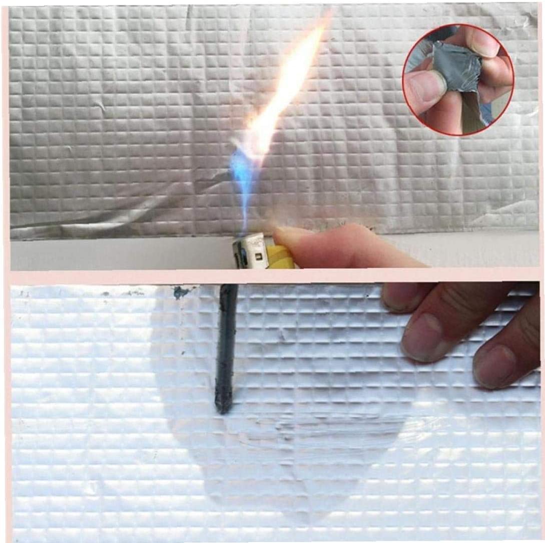 Aisoway Aluminum Foil Adhesive Tape Waterproof Super Repair Crack Thicken Butyl Home Renovation Tools