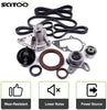 Engine Timing Part Belt Set Timing Belt Kits, SCITOO fit Kia Rio Rio5 1.6L L4 16V 2006-2011 Replacement Timing Tools with Water Pump Alpha II G4ED