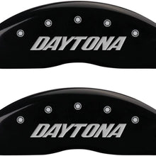 MGP Caliper Covers 12001SCHBRD Caliper Cover with Red Powder Coat Finish, (Set of 4)