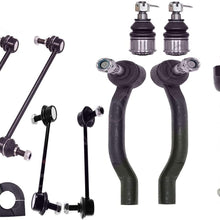 12PC Entire Front/Rear Suspension Kit with Front Bushings Acura MDX Pilot