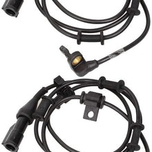 AUTEX 2PCS ABS Wheel Speed Sensor Front Left & Right ALS528 2L1Z2C190AA 2L1Z2C204CA
