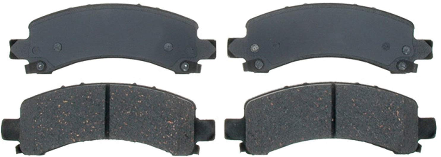 ACDelco 14D974ACH Advantage Ceramic Rear Disc Brake Pad Set with Hardware