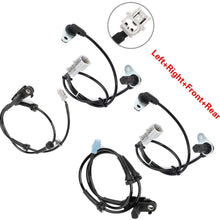 FEIPARTS ALS643 ALS642 Left Right Front Rear Anti-lock Braking System ABS Wheel Speed Sensor Replaces for2003-2009 for Nissan 350Z 2003-2006 for Infiniti G35