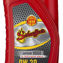 Schaeffer Manufacturing Co. 9003D-012S Supreme 9000 Full Synthetic Gasoline Engine Oil, 5W-30, 1 Quart