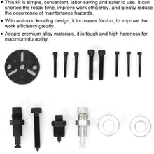 Air Conditioner Clutch Kit, 15Pcs/Set Automotive Car A/C Air Conditioner Remover Compressor Clutch Puller Installer Part Tool