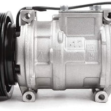 QIZHI A/C AC Compressor For John Deere 10PA17C RE46609 RE69716 AH169875 Air Conditioner Compressor with Clutch US Stock