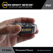 Micro Bright Class1 Magnetic Mount LED Beacon Warning Light with 12' Straight Cord and Adapter