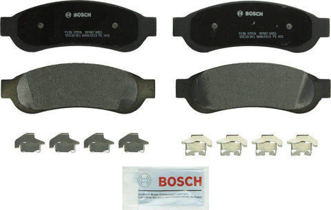 Bosch BP1067 QuietCast Premium Semi-Metallic Disc Brake Pad Set For Ford: 2008-2009 F-250 Super Duty, 2005-2009 F-350 Super Duty; Rear