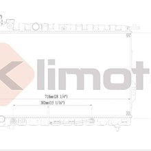 Klimoto Radiator | fits Hyundai Sonata Kia Magentis Optima 2.4L L4 2.5L 2.7L V6 | Replaces 2531038001 2531038050 615343283302 HY3010125