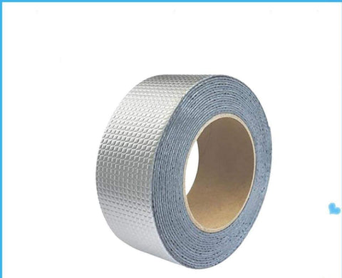 Flex Flexible Butyl All Weather Patch and Shield Repair Tape,for Roof，RV Repair, Window, Boat Sealing, Glass and EDPM Rubber Roof Patching, 1.5 mm10 cm19 m