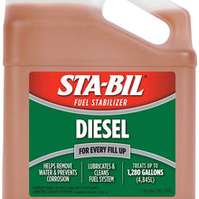 STA-BIL (22254) Diesel Fuel Stabilizer And Performance Improver - Keeps Diesel Fuel Fresh For Up To 12 Months - Lubricates And Cleans The Fuel System - Treats 320 Gallons, 32 fl. oz.