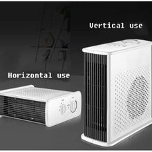 Zyyqt Small Desktop Heater, Home Office Energy Saving Small Volume 1 Second Speed Thermal Intelligent Temperature Control Vertical and Horizontal (Color : Black)