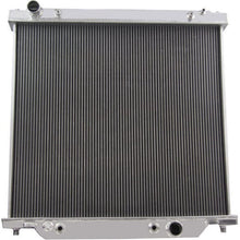 ALLOYWORKS 2 Row Aluminum Racing Radiator for 1999-2005 Ford F-250 F-350 Super Duty/Ford Excrusion 6.8L 7.3L Powerstroke Engine Turbo Diesel AT/MT