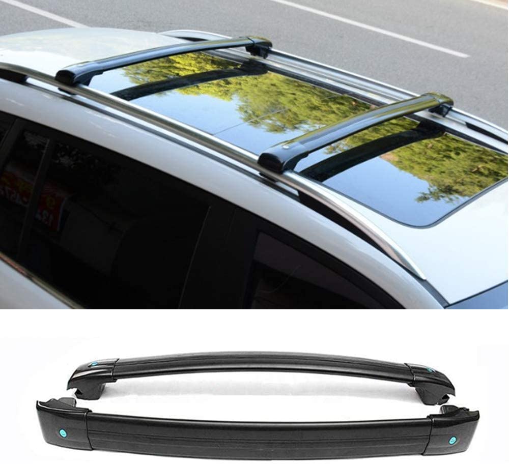 MotorFansClub Roof Rack Cross Bars Fit for Compatible with Subaru Forester 2014-2021 Crosstrek 2013-2021 Impreza 2012-2021 Crossbar Baggage Luggage Rack Aluminum