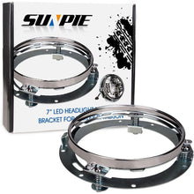 7inch Round Headlight Ring Mounting Bracket for Harley Davidson Headlight Mount