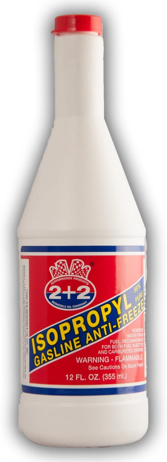 Berkebile Oil 2 + 2 IPA Isopropyl Gas Line Anti-Freeze - 12 oz.