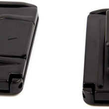 JDopption 2 Pcs Black Smart Seatbelt Adjuster Clip Buckle Shoulder Relax Neck Comfort Supports Seat Belt Clip Cover