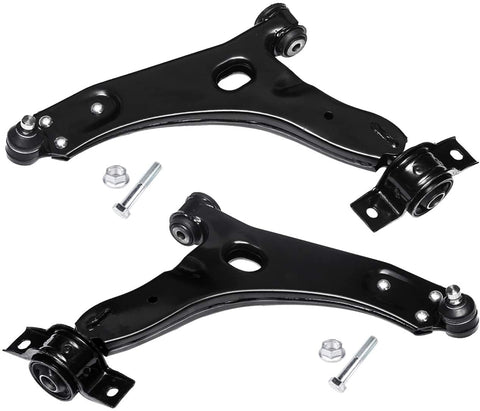 TUCAREST 2Pcs K80407 K80408 Left Right Front Lower Control Arm and Ball Joint Assembly Compatible With 2004 05 06 07 08 09 10 2011 Ford Focus (Fits Models Made From 05/2004) Suspension