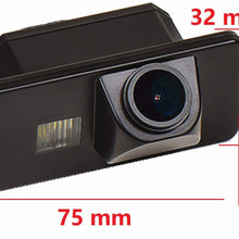 Rear Reversing Backup Camera Rearview License Plate Camera Night Vision Ip68 Waterproof for BMW 320I/328I/335I/520LI/530I/535LI/X1/X3/X5/X6/3/5/7 Series 2010-2014