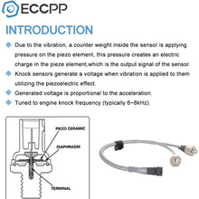 ECCPP Knock Detonation Sensor and Harness compatible with 1995-2004 Toyota Tacoma 2000-2004 Toyota Avalon 1999-2006 Toyota Camry 2000-2002 Toyota Celica 89615-12040