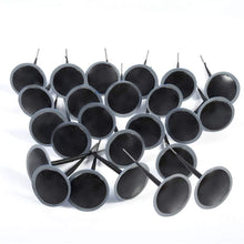 Tire Repair Patch Plug 6mm Mushroom Plug Patch Auto Tubeless Tyre Puncture Repair Wired 24Pcs for Car Motorcycle Truck Bus and Agricultural Tyres